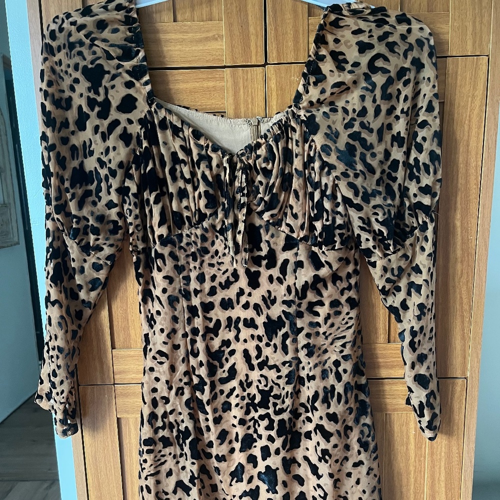 Leopard mini dress